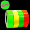 Fluorescent adhesive stripes in 3 colors, length 5 meters x width 25/50mm