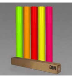 Strisce adesive fluorescenti in 4 colori, larghezza 25/50mm x 5 metri