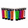 Vernice UV fluorescente per capelli in 7 colori da 20ml