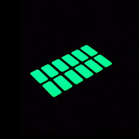 Adesivi rettangolari per l'interruttore della luce fluorescenti
