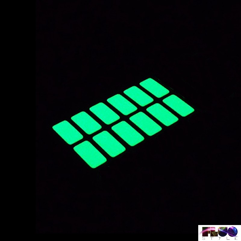 Topgrowth Adesivo Rimovibile Luce Interruttore Adesivo Luminoso Adesivo da Parete Lupo Fata Luminosa Fluorescente Motivo Sticker 