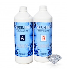 Resina epossidica bi-componente trasparente per pigmenti 320gr