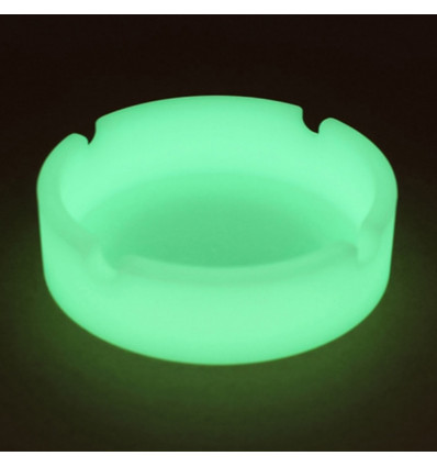 Posacenere fluorescente fosforescente in silicone che si illumina al buio