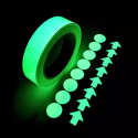 100 Frecce/Cerchi adesive fluorescenti fosforescenti che si illuminano al buio