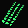 Fluorescent phosphorescent glow in the dark arrows stickers